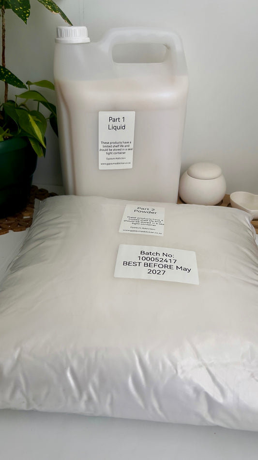 15kg Material (5kg Acrylic resin 10kg mineral crystal base)