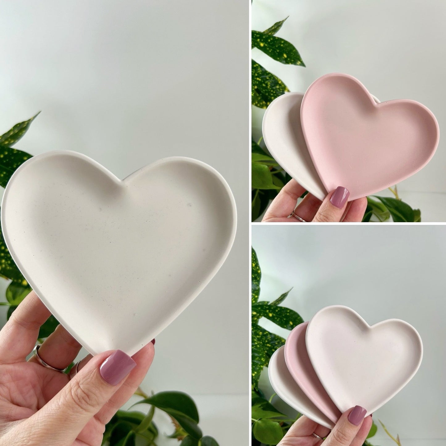 Heart trinket trays