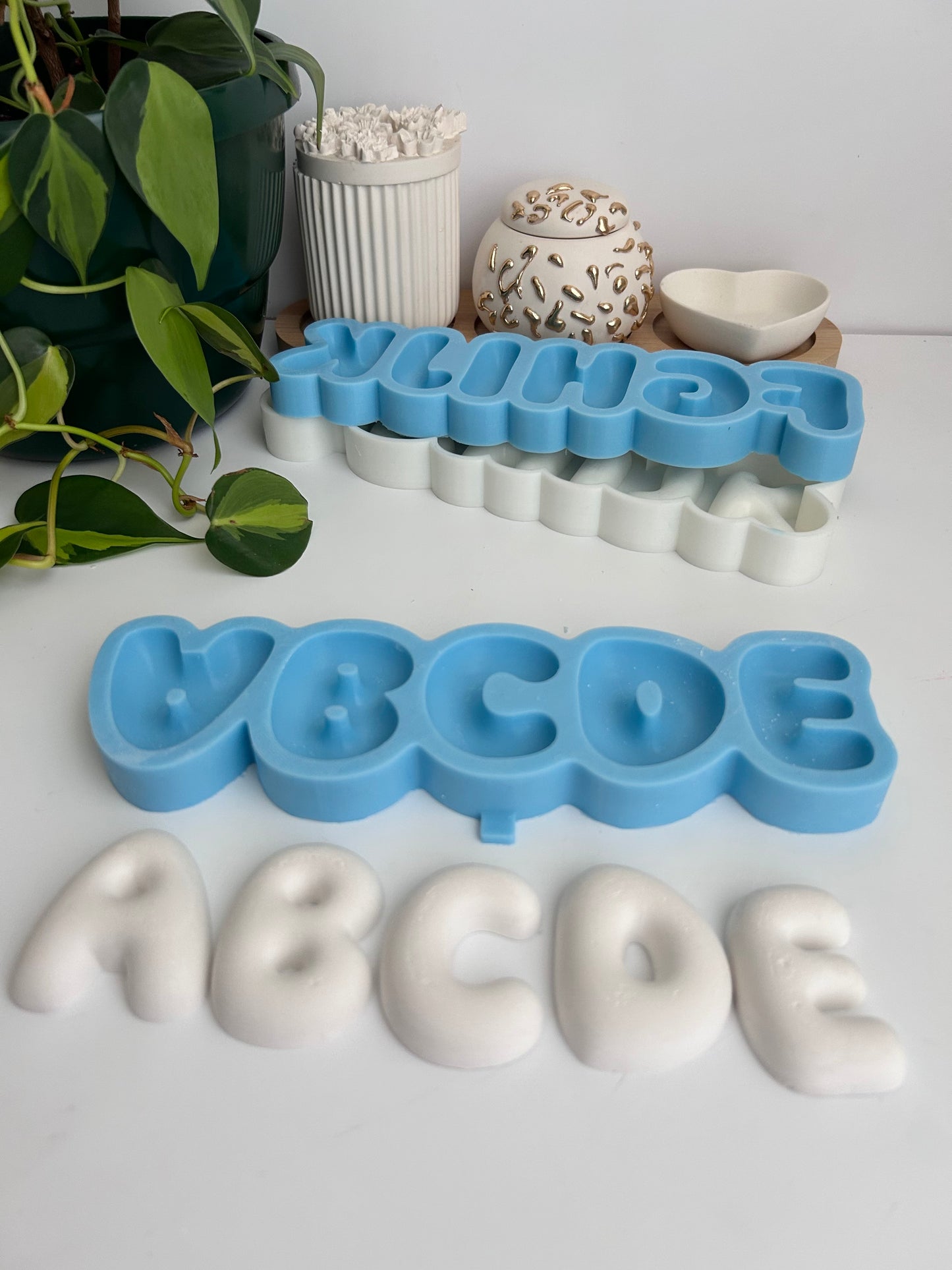 PPE-ORDER Bubble letter moulds A-Z Alphabet