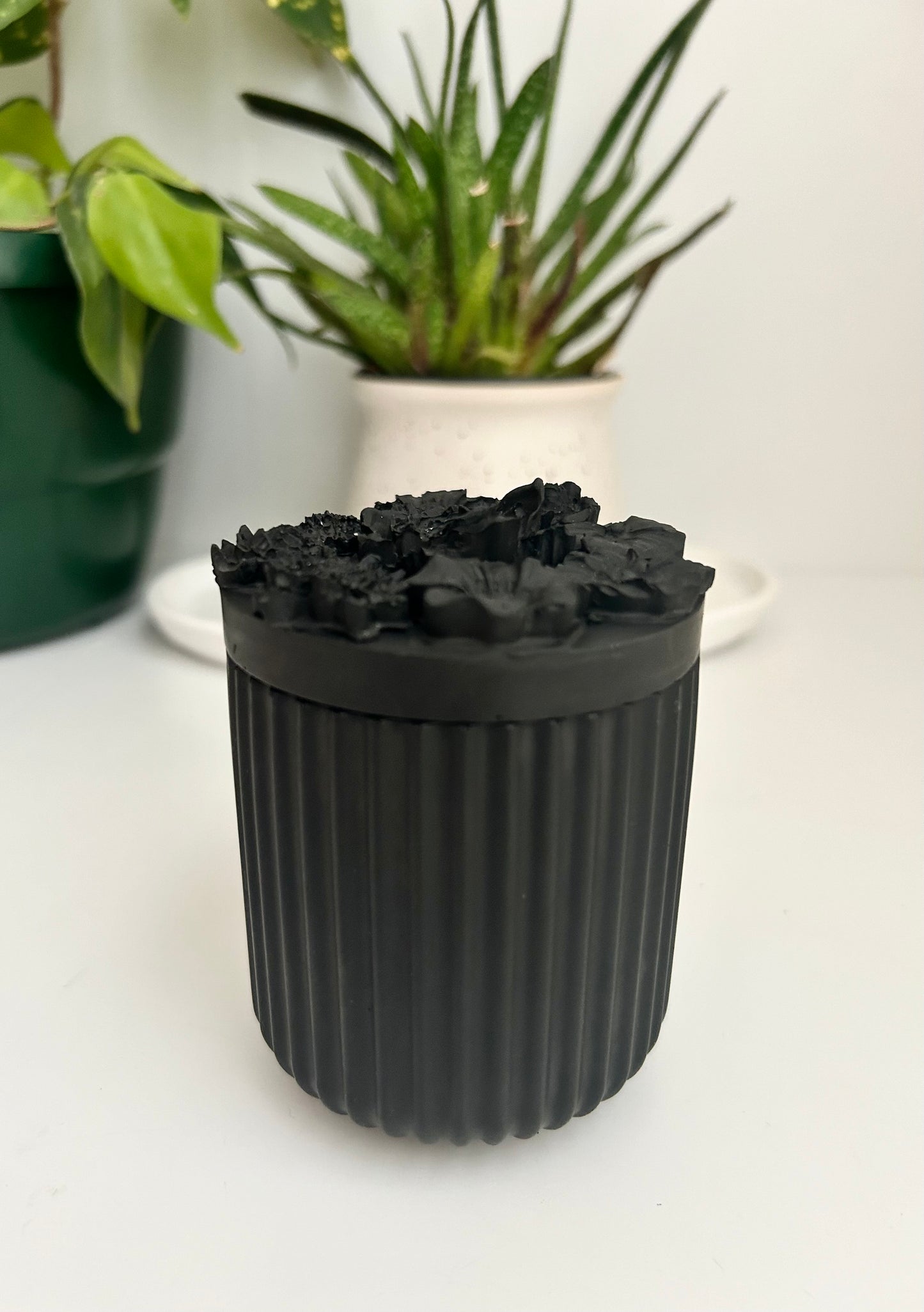 Floral candle containers