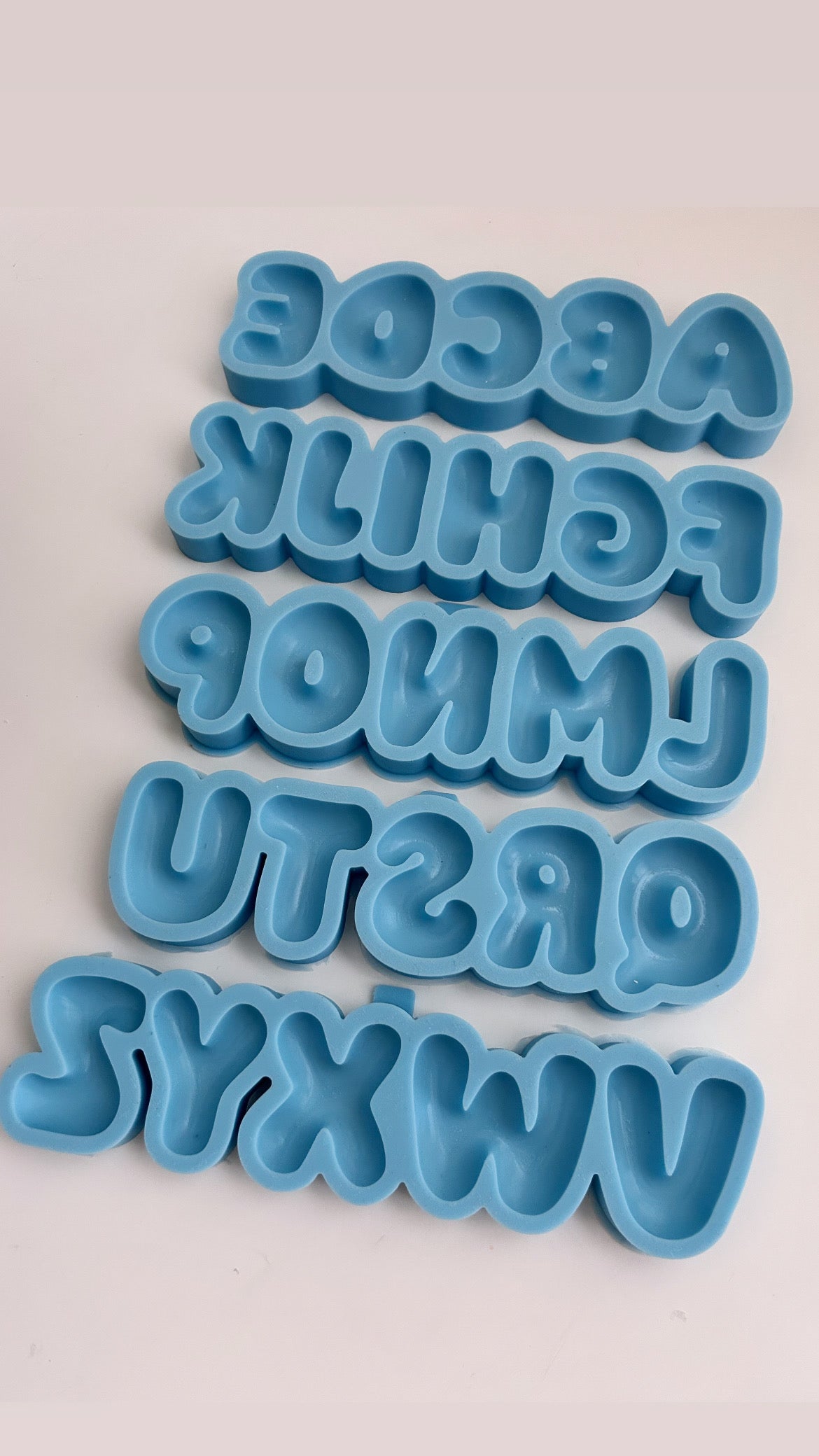 PPE-ORDER Bubble letter moulds A-Z Alphabet