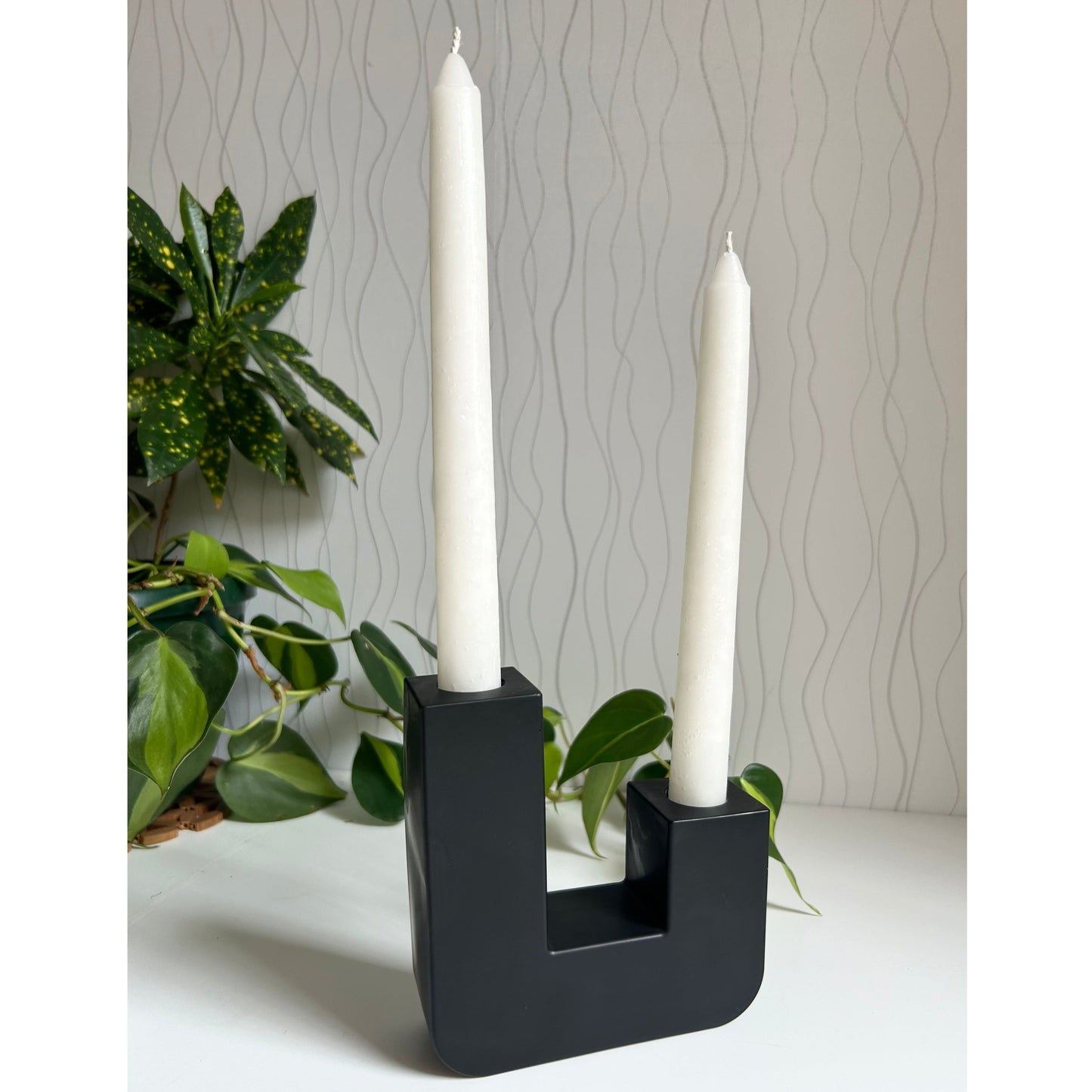 U shaped Candle stick holders