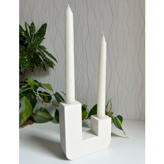 U shaped Candle stick holders